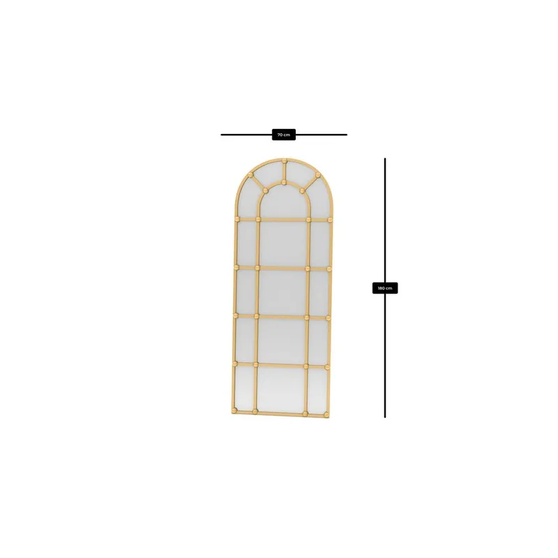 Omari Golvspegel 70x180 cm - Guld - Inredning & dekor - Speglar - Helkroppsspegel