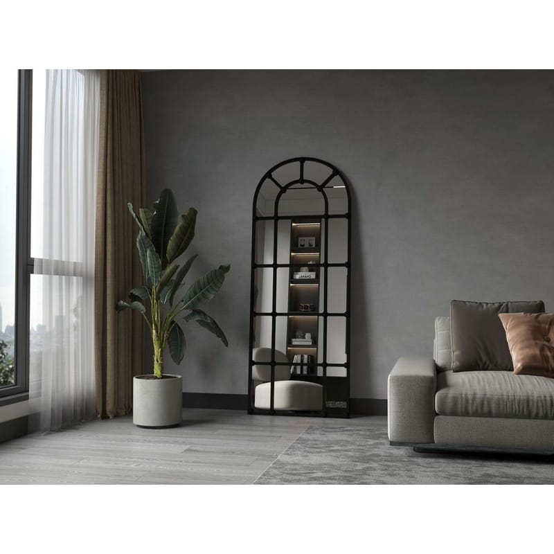 Omari Golvspegel 70x180 cm - Svart - Inredning & dekor - Speglar - Helkroppsspegel