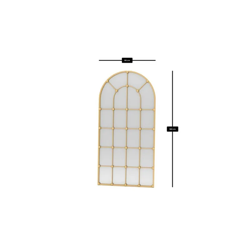 Omari Golvspegel 90x180 cm - Guld - Inredning & dekor - Speglar - Helkroppsspegel