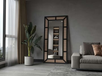Omber Golvspegel 90x180 cm - Svart - Inredning & dekor - Speglar - Helkroppsspegel