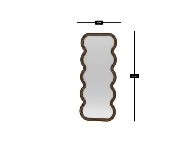 Ratira Golvspegel 70x170 cm - Brun - Inredning & dekor - Speglar - Helkroppsspegel