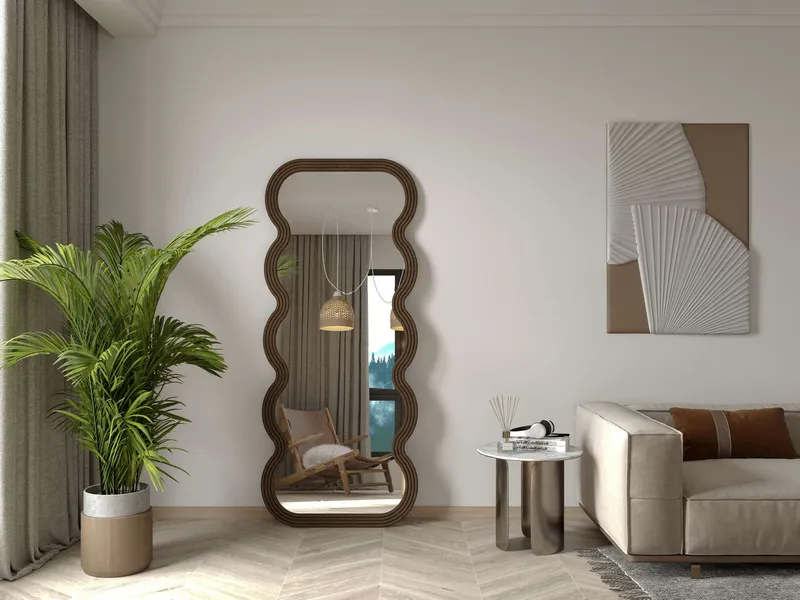 Ratira Golvspegel 70x170 cm - Brun - Inredning & dekor - Speglar - Helkroppsspegel