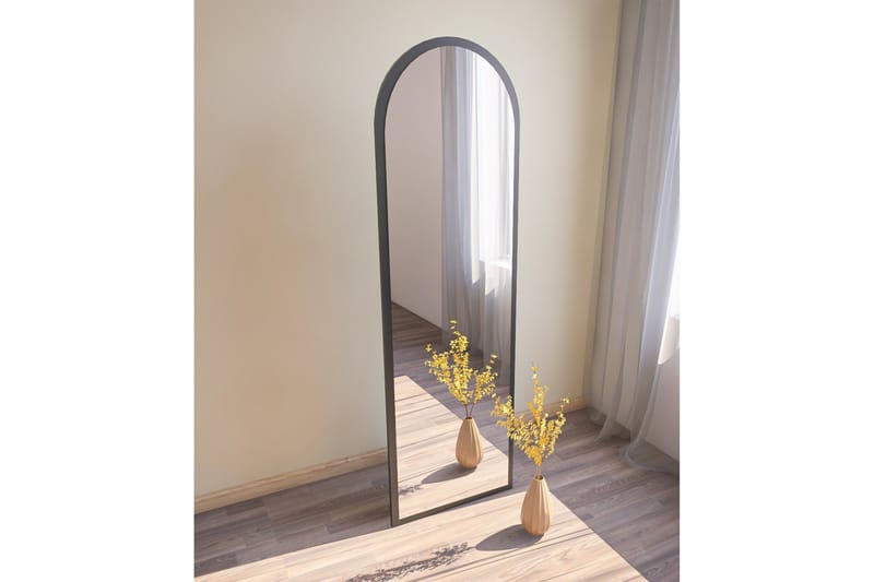 Rusele Spegel 50 cm Rektangulär Svart - Väggspegel - Helkroppsspegel