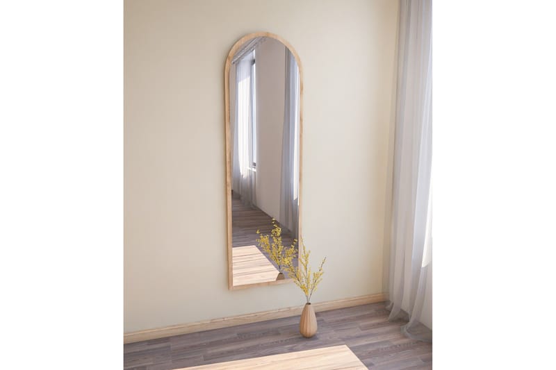 Rusele Spegel 50 cm Rektangulär Trä/Natur - Väggspegel
