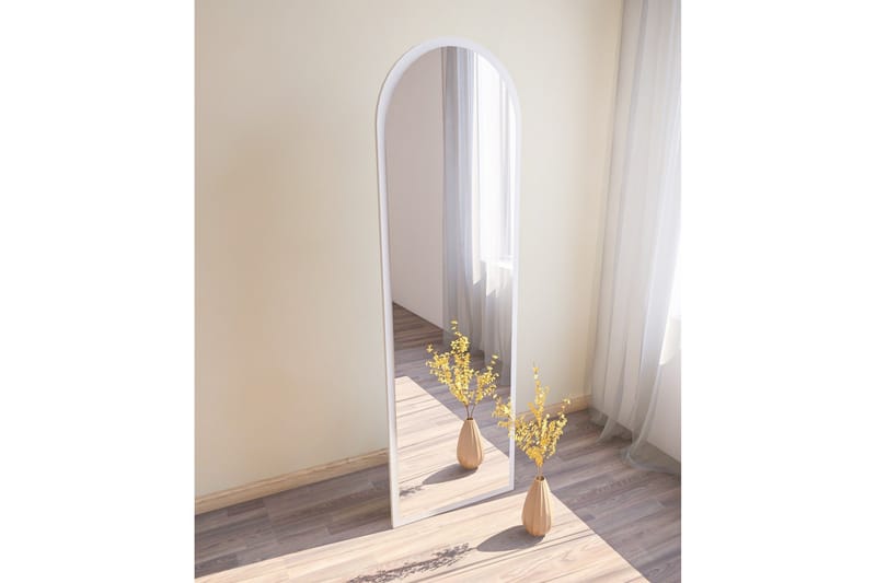 Rusele Spegel 50 cm Rektangulär Vit - Väggspegel - Helkroppsspegel