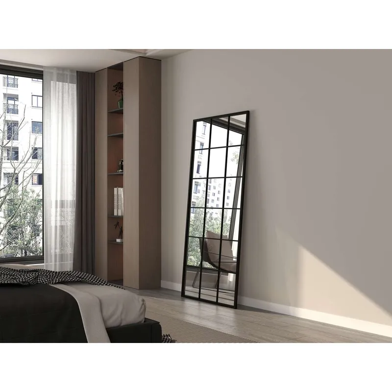 Salvin Golvspegel 80x180 cm - Svart - Inredning & dekor - Speglar - Helkroppsspegel