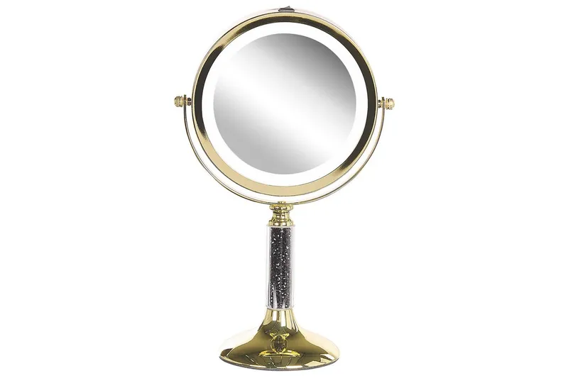 Sminkspegel Baixas Guld/svart, Guld/svart