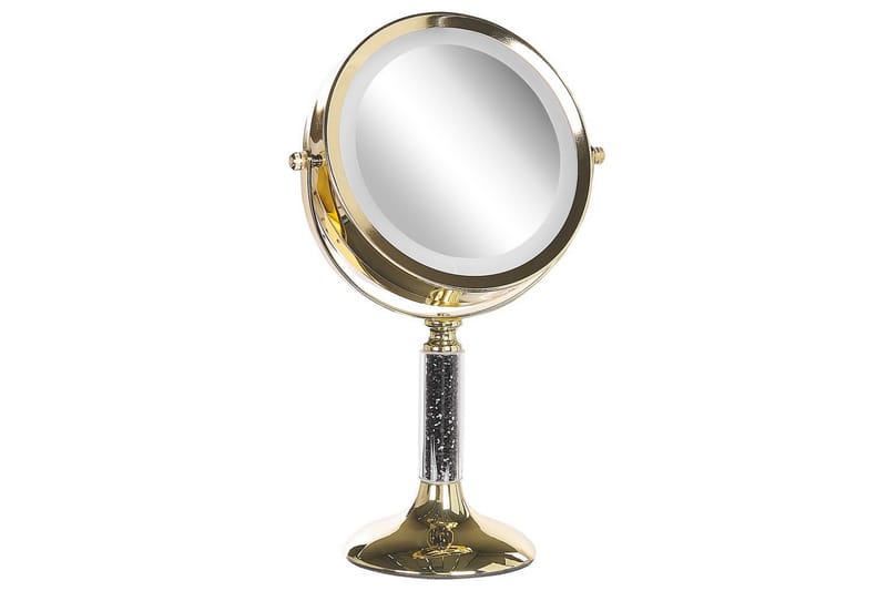 Sminkspegel Baixas Guld/svart - Guld/svart - Inredning & dekor - Speglar - Sminkspegel