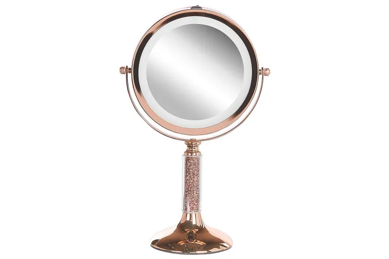 Sminkspegel Baixas Rose guld - Rose guld - Inredning & dekor - Speglar - Sminkspegel