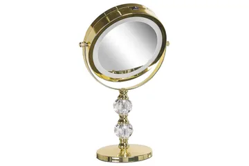 Sminkspegel Claira Guld - Guld - Inredning & dekor - Speglar - Sminkspegel