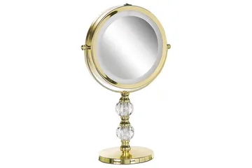 Sminkspegel Claira Guld - Guld - Inredning & dekor - Speglar - Sminkspegel