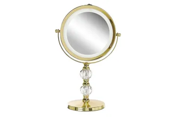 Sminkspegel Claira Guld - Guld - Inredning & dekor - Speglar - Sminkspegel