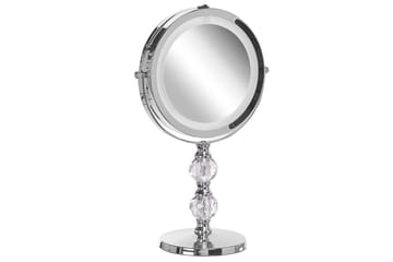 Sminkspegel Claira Silver - Silver - Inredning & dekor - Speglar - Sminkspegel