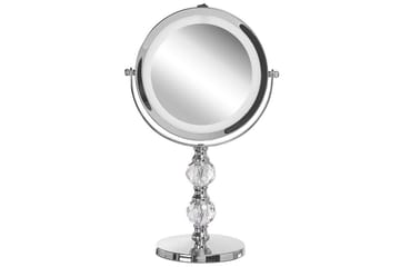 Sminkspegel Claira Silver - Silver - Inredning & dekor - Speglar - Sminkspegel