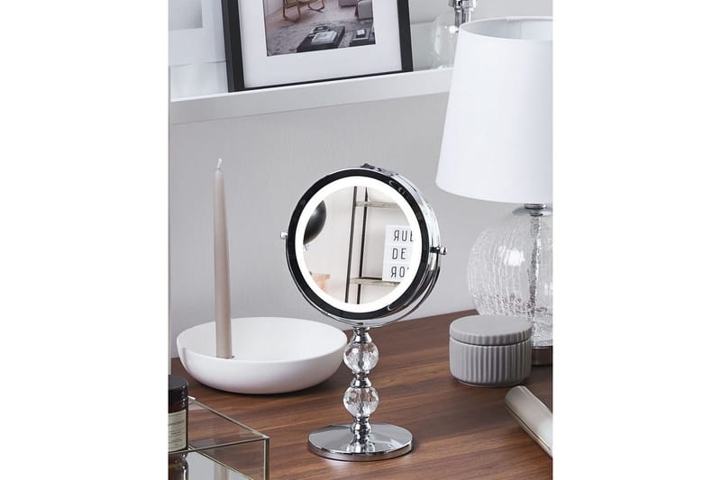 Sminkspegel Claira Silver - Silver - Inredning & dekor - Speglar - Sminkspegel