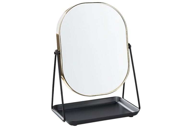 Sminkspegel Correze Guld/svart - Guld/svart - Inredning & dekor - Speglar - Sminkspegel