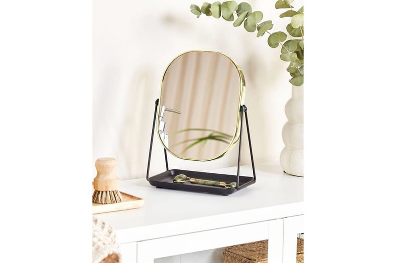 Sminkspegel Correze Guld/svart - Guld/svart - Inredning & dekor - Speglar - Sminkspegel