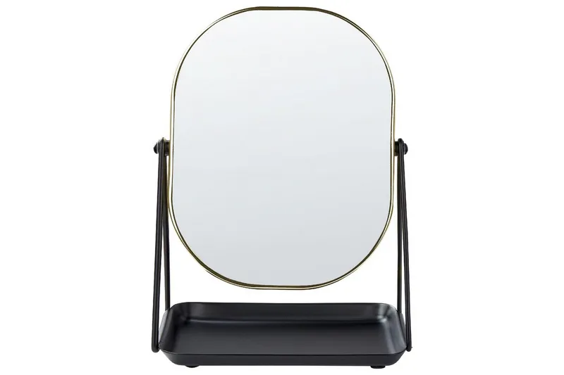 Sminkspegel Correze Guld/svart, Guld/svart