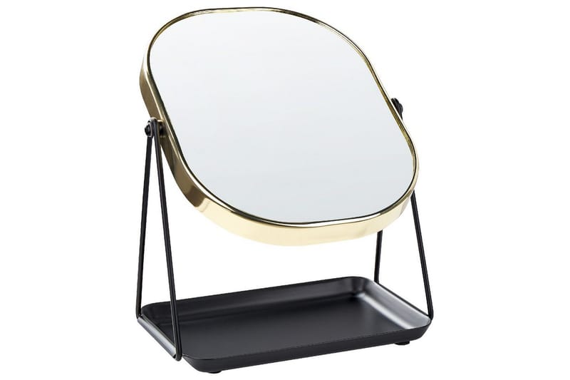 Sminkspegel Correze Guld/svart - Guld/svart - Inredning & dekor - Speglar - Sminkspegel