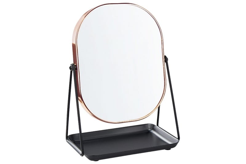Sminkspegel Correze Rose guld/svart - Rose guld/svart - Inredning & dekor - Speglar - Sminkspegel