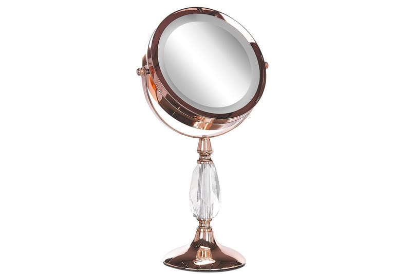 Sminkspegel Maury Rose guld - Rose guld - Inredning & dekor - Speglar - Sminkspegel
