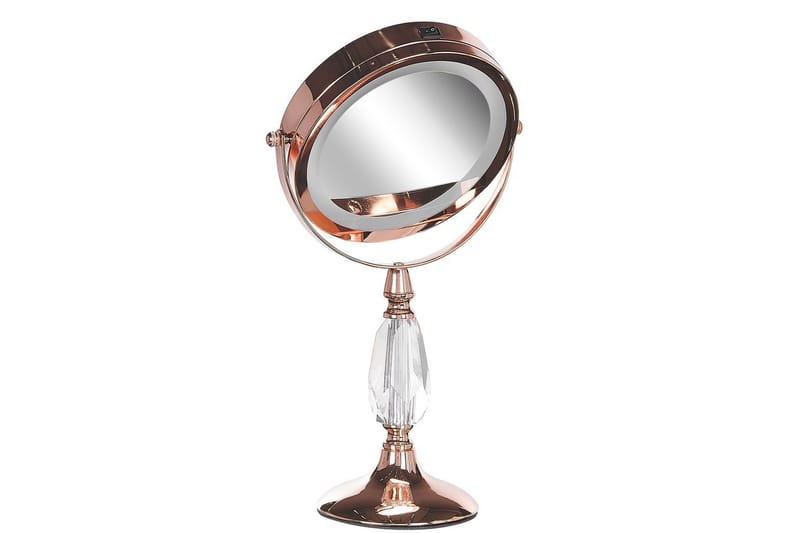 Sminkspegel Maury Rose guld - Rose guld - Inredning & dekor - Speglar - Sminkspegel