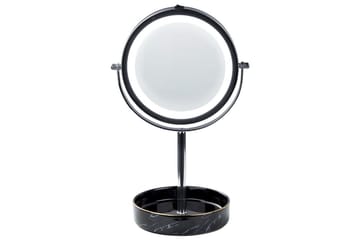 Sminkspegel Savoie Silver/Svart - Silver/Svart - Inredning & dekor - Speglar - Sminkspegel
