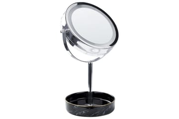 Sminkspegel Savoie Silver/Svart - Silver/Svart - Inredning & dekor - Speglar - Sminkspegel