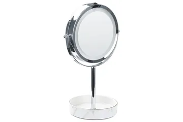 Sminkspegel Savoie Silver/Vit - Silver/Vit - Inredning & dekor - Speglar - Sminkspegel