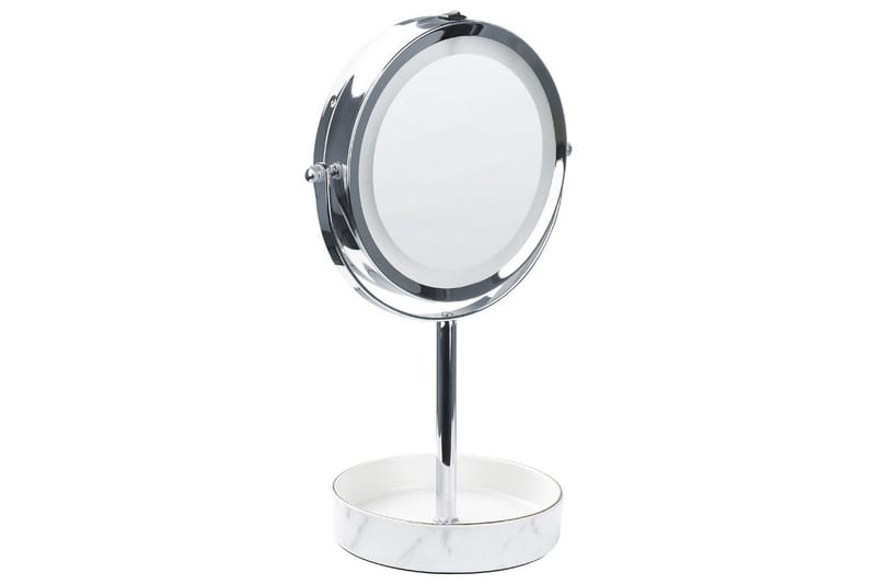 Sminkspegel Savoie Silver/Vit - Silver/Vit - Inredning & dekor - Speglar - Sminkspegel