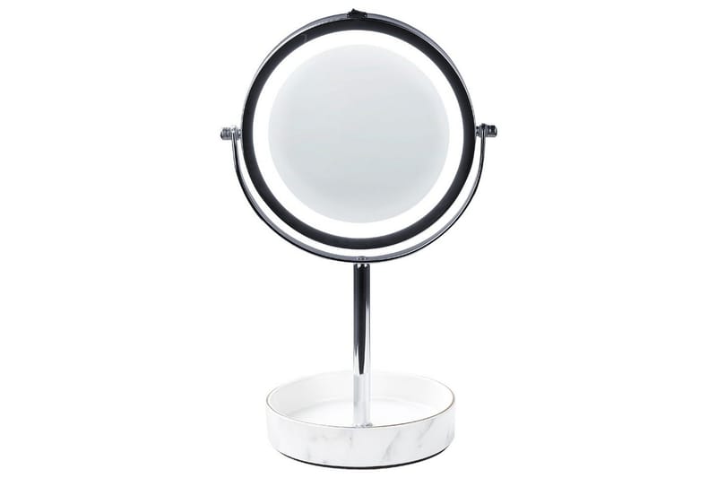 Sminkspegel Savoie Silver/Vit - Silver/Vit - Inredning & dekor - Speglar - Sminkspegel