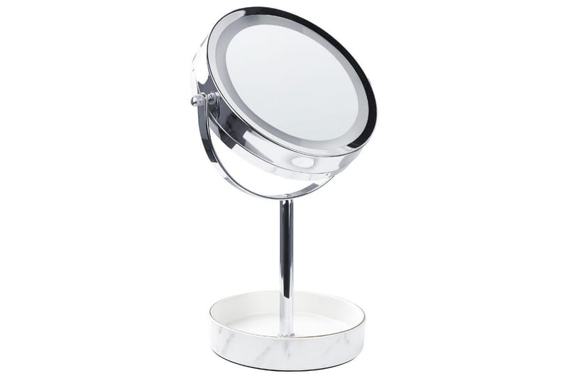 Sminkspegel Savoie Silver/Vit - Silver/Vit - Inredning & dekor - Speglar - Sminkspegel