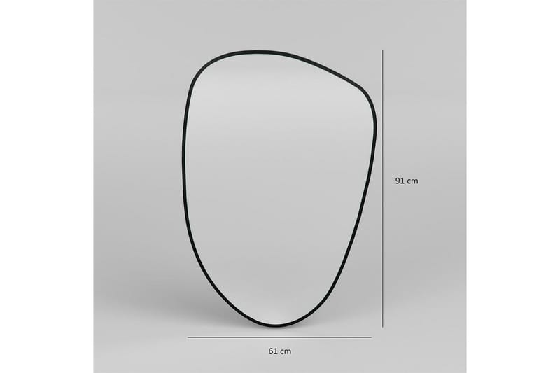 Spegel Adesis Svart - Svart - Inredning & dekor - Speglar - Väggspegel