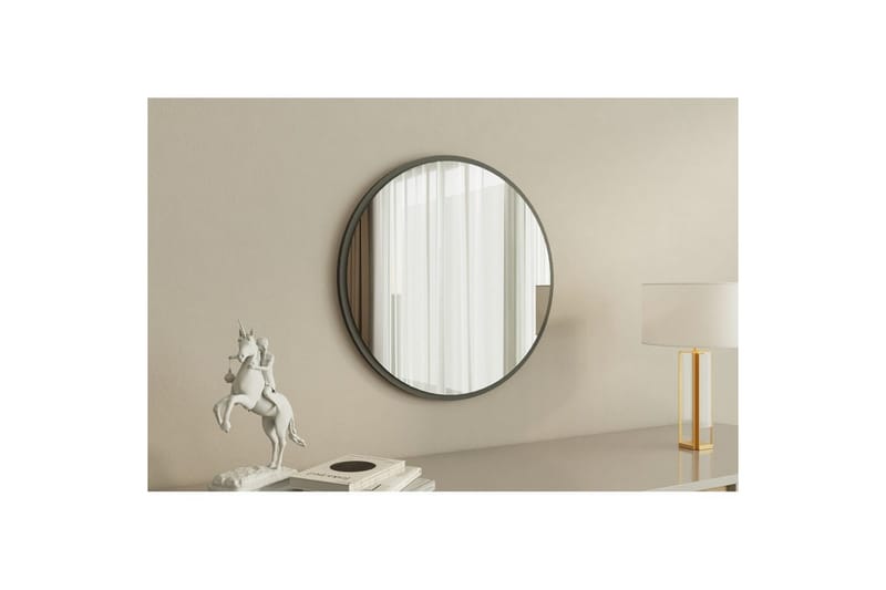 Spegel Buhem Antracit - Vit - Inredning & dekor - Speglar - Badrumsspegel