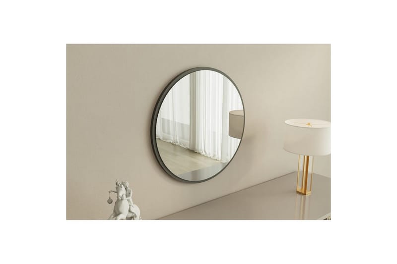 Spegel Buhem Antracit - Vit - Inredning & dekor - Speglar - Badrumsspegel