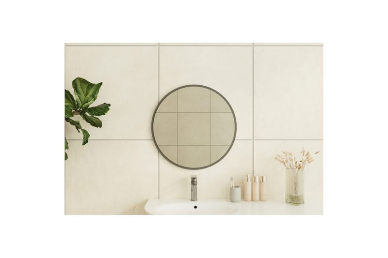 Spegel Buhem Antracit - Vit - Inredning & dekor - Speglar - Badrumsspegel