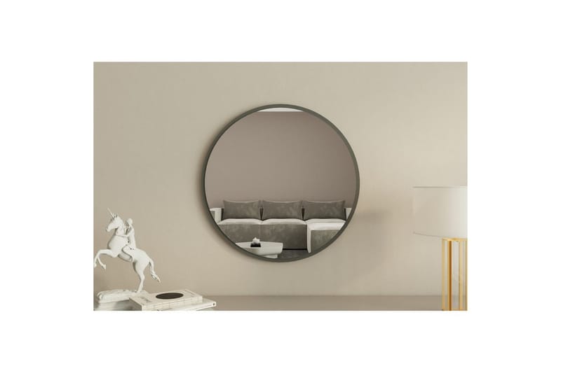 Spegel Buhem Antracit - Vit - Inredning & dekor - Speglar - Badrumsspegel