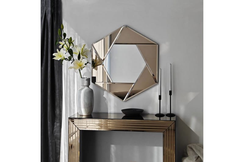 Spegel Calrith Brons - Brons - Inredning & dekor - Speglar - Väggspegel