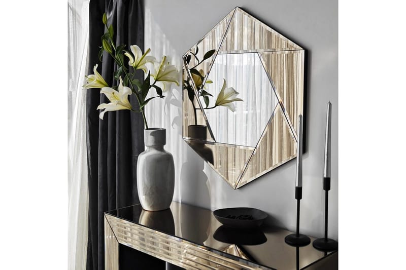 Spegel Calrith Brons - Brons - Inredning & dekor - Speglar - Väggspegel