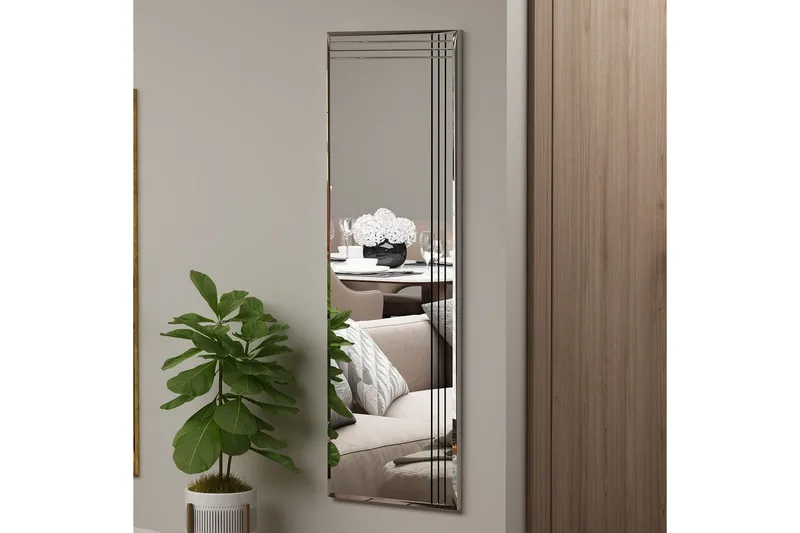 Spegel Casaria Transparent - Vit - Inredning & dekor - Speglar - Väggspegel