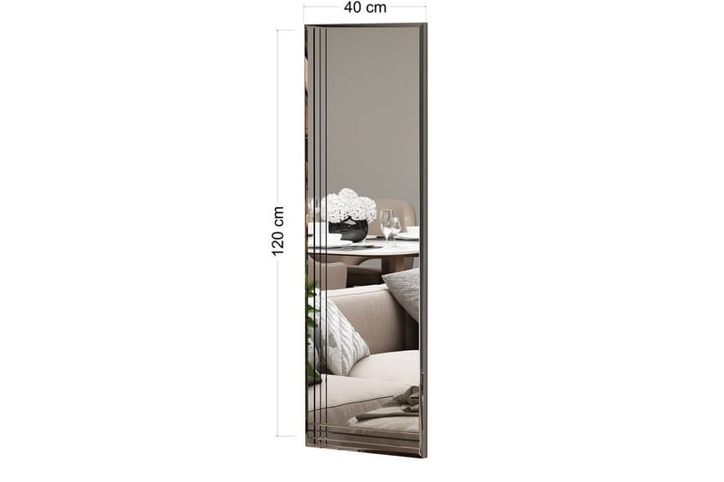 Spegel Casaria Transparent - Vit - Inredning & dekor - Speglar - Väggspegel