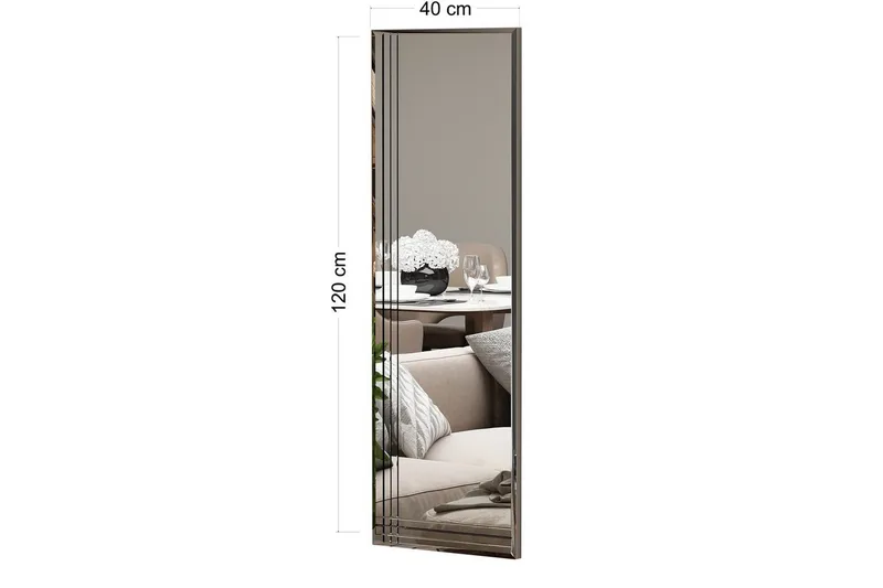 Spegel Casaria Transparent - Vit - Inredning & dekor - Speglar - Väggspegel