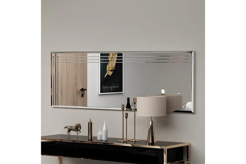 Spegel Casaria Transparent - Vit - Inredning & dekor - Speglar - Väggspegel