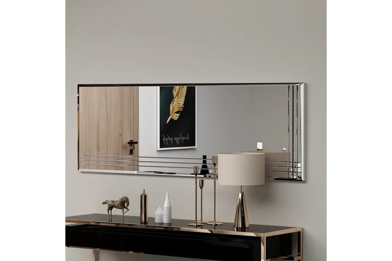 Spegel Casaria Transparent - Vit - Inredning & dekor - Speglar - Väggspegel