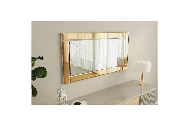 Spegel Elorwich Brons / Vit - Brons / Vit - Inredning & dekor - Speglar - Väggspegel