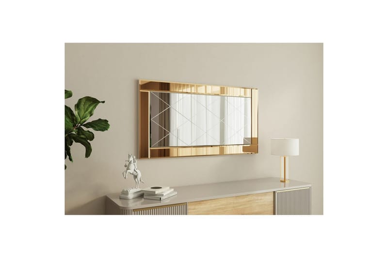 Spegel Elorwich Brons / Vit - Brons / Vit - Inredning & dekor - Speglar - Väggspegel