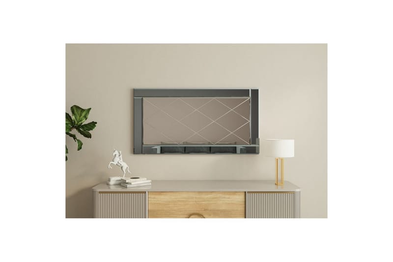 Spegel Elorwich Fume / Vit - Fume / Vit - Inredning & dekor - Speglar - Väggspegel