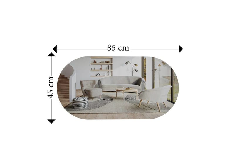 Spegel Erona Transparent / Rany - Transparent / Rany - Inredning & dekor - Speglar - Väggspegel