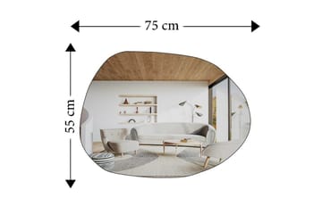 Spegel Haviland Transparent - Vit - Inredning & dekor - Speglar - Badrumsspegel