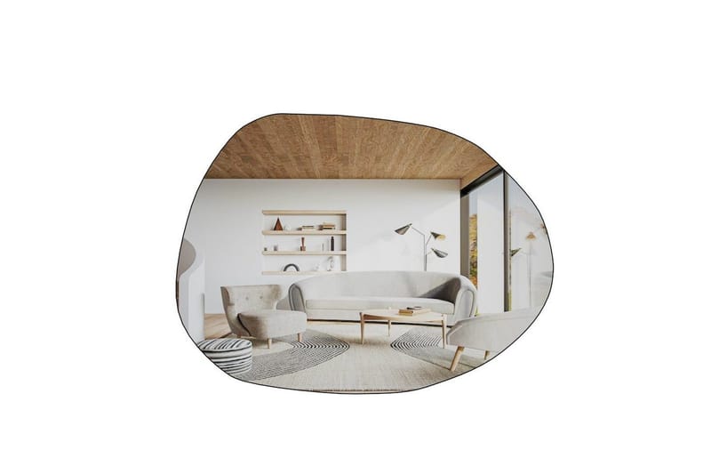 Spegel Haviland Transparent, Vit